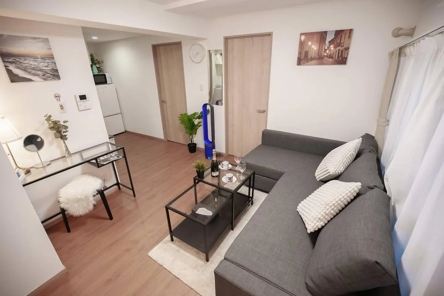 涩谷中心街 车站步行4分钟 最多住7人 免费随身便携wifi 宽敞阳台 Apartment Tokyo 0*,